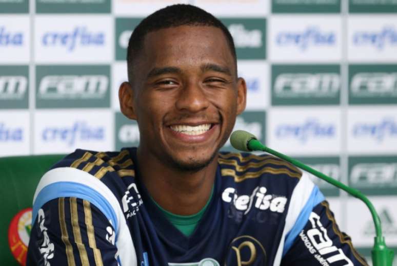 Matheus Sales em seus tempos de Palmeiras: ele se destacou em 2015 - FOTO: Cesar Greco/Palmeiras