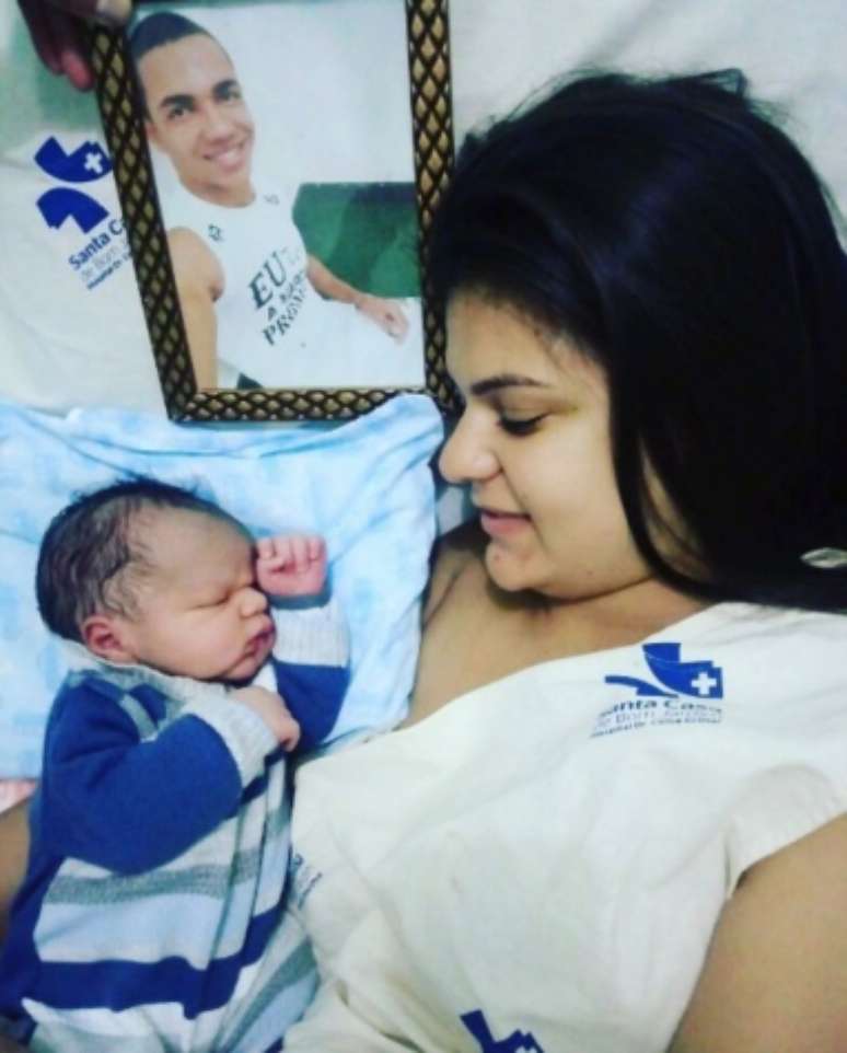 Nasce Tiago, filho de jogador morto em acidente da Chapecoense - Reprodução/ Instagram