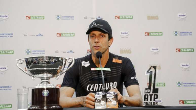 Marcelo Melo está invicto na grama e soma três conquistas nesta quadra este ano AFP