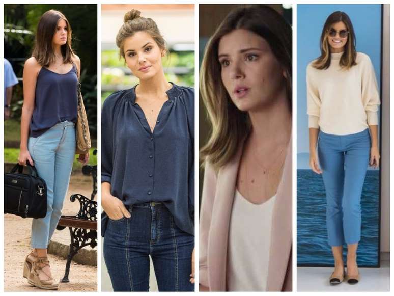 4 looks de Camila Queiroz (Fotos: TV Globo/Divulgação)