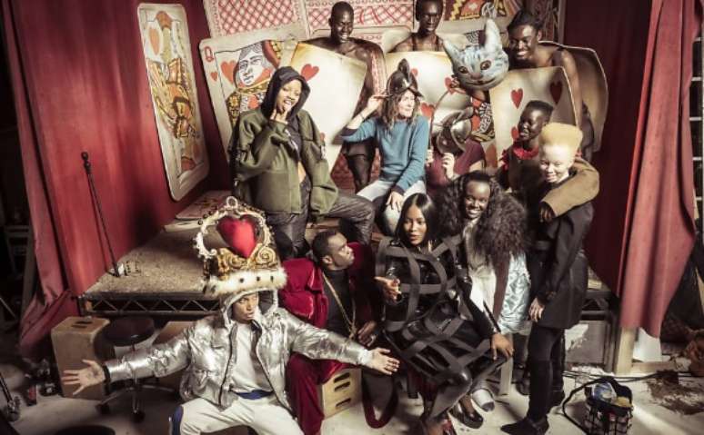 Bastidores do ensaio para o calend&aacute;rio da Pirelli 2018