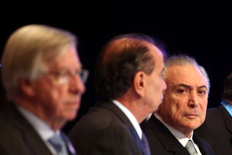 Presidente Michel Temer durante reuni&atilde;o do Mercosul em Mendoza, na Argentina 21/07/2017 REUTERS/Marcos Brindicci