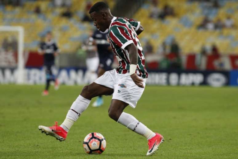 Marcos Calazans em ação pelo Fluminense: jovem desfalcará o Flu (Foto: Nelson Perez/Fluminense F.C.)