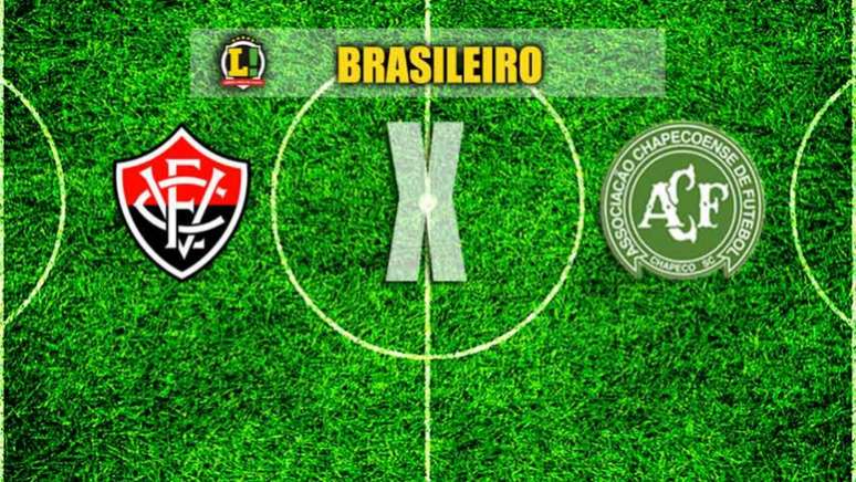 Vitória e Chapecoense medem forças pelo Brasileirão (Foto: Montagem / LANCE!)