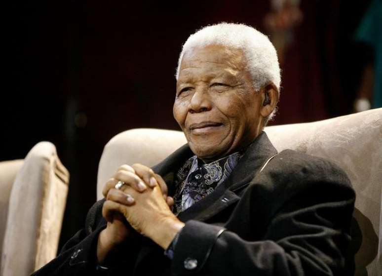 O ícone anti-apartheid e ex-presidente da África do Sul, Nelson Mandela, morto em 2013