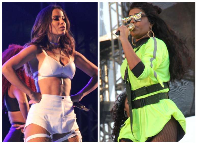 Anitta e Ludmilla (Fotos: Wallace Barbosas/AgNews)