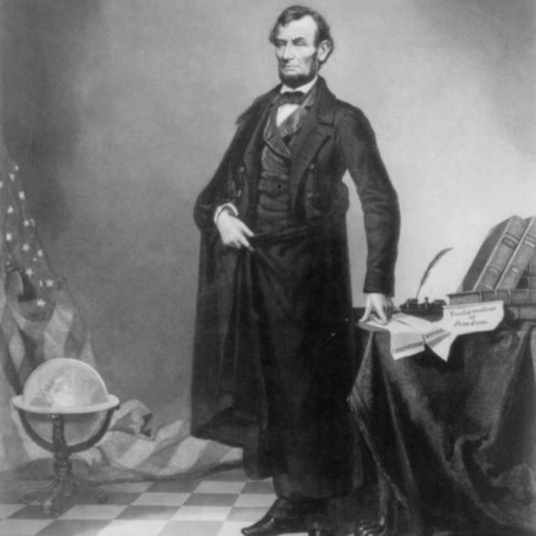 Retrato famoso de Lincoln pode ter sido uma montagem - o corpo que se vê seria de outra pessoa