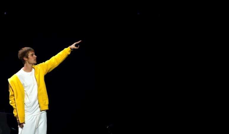 Justin Bieber durante show em Los Angeles
02/12/2016 REUTERS/Mario Anzuoni