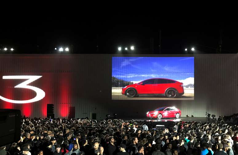 Lan&ccedil;amento do Model 3 da Tesla
28/07/2017 REUTERS/Alexandria Sage