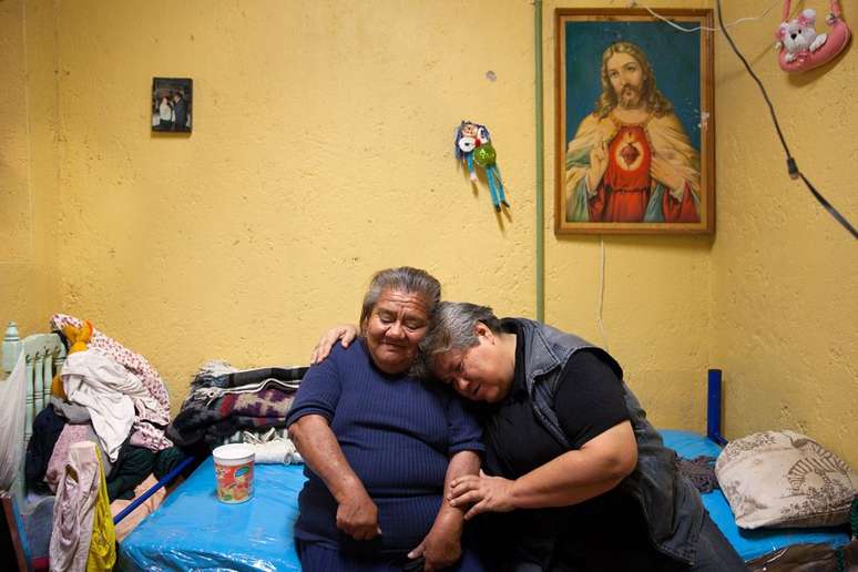 As amigas Canela e Norma em um dos quartos na Casa Xochiquetzal