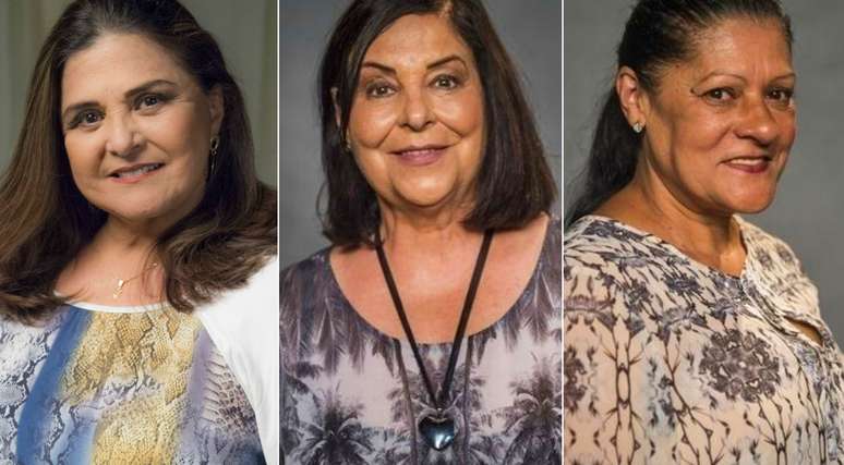 Elizângela, Cláudia Mello e Luci Pereira: bons personagens para atrizes na maturidade artística