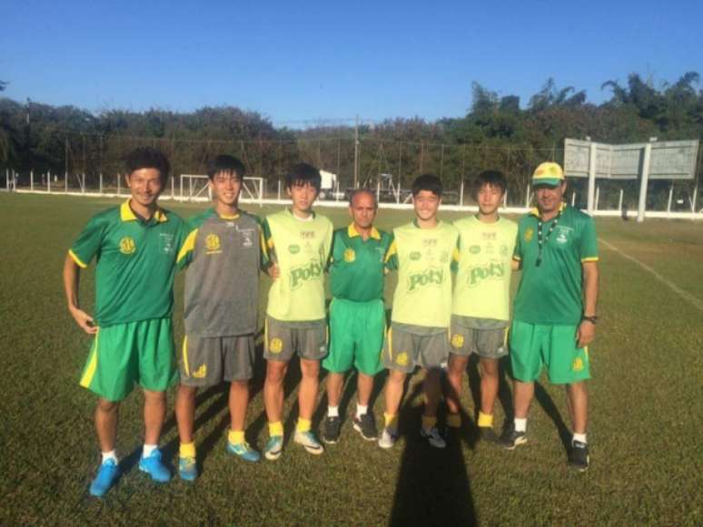 Equipe do Avispa Fukuoka ficará aproximadamente um mês em intercambio no Mirassol (Foto: Divulgação)