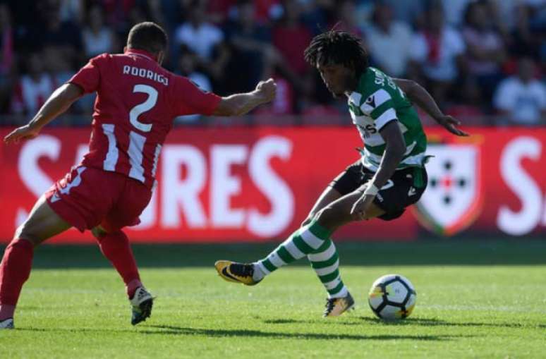 Gélson Martins foi o destaque do Sporting (Foto: Francisco Leong / AFP)