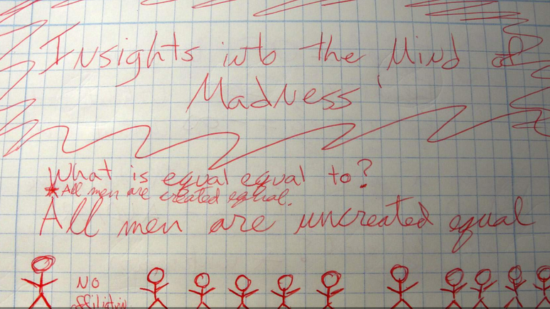 Caderno de James Holmes