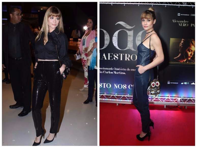 2 looks monocromáticos da Alinne Moraes