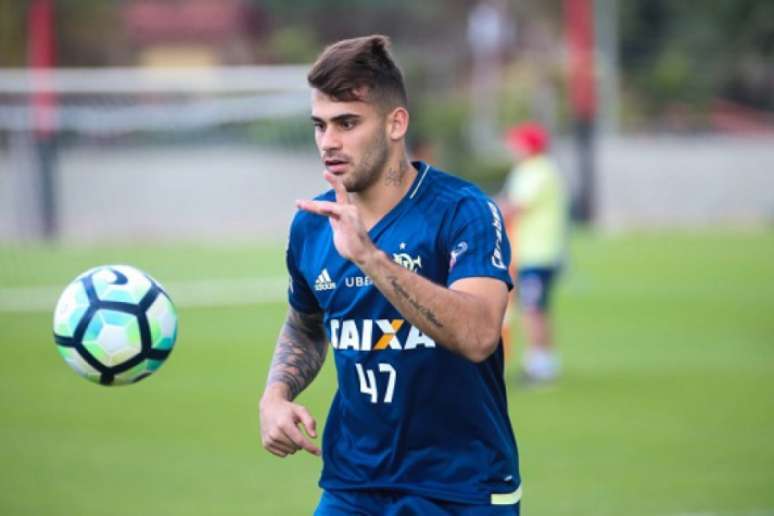 Vizeu marcou um dos gols na goleada sobre o Palestino (Gilvan de Souza / Flamengo)