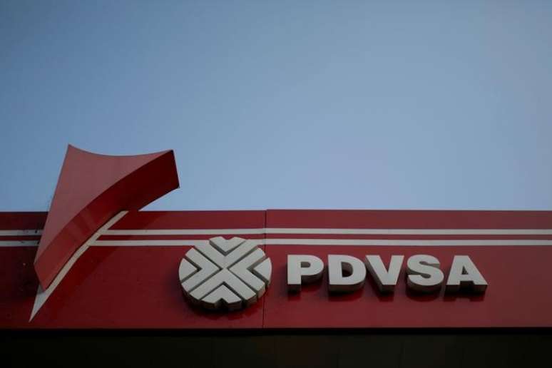 Logo da petroleira estatal PDVSA em Caracas
 12/4/2017   REUTERS/Marco Bello