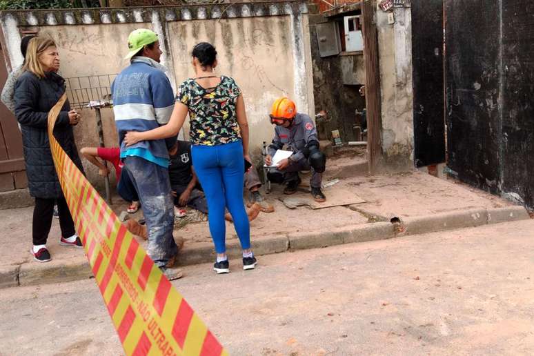 Operários recebem atendimentos dos Bombeiros