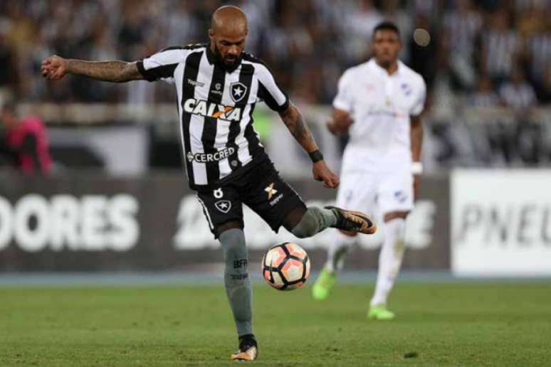 Bruno Silva foi um dos destaques da partida desta quinta-feira, contra o Nacional (Foto: Vitor Silva/SSPress/Botafogo)