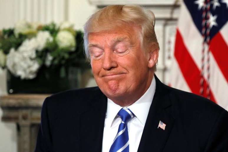 Presidente dos Estados Unidos, Donald Trump, d&aacute; entrevista a jornalistas em Nova Jersey
11/08/2017 REUTERS/Jonathan Ernst