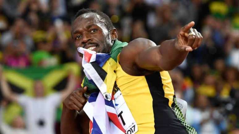 Bolt conquistou o bronze nos 100m no Mundial de Londres AFP