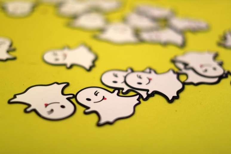 Logos do Snapchat na TechFair LA, em Los Angeles
26/01/2017 REUTERS/Lucy Nicholson