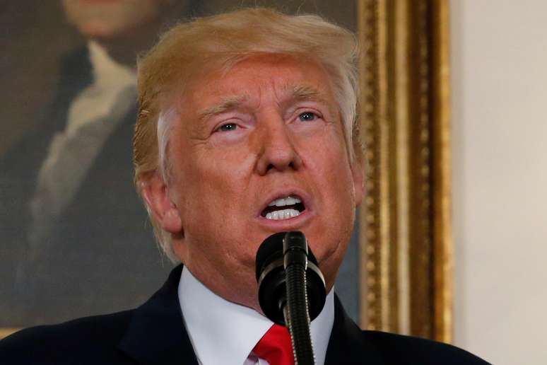 Trump faz discurso na Casa Branca
 14/8/2017   REUTERS/Jonathan Ernst