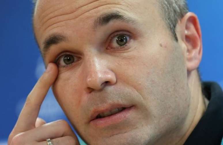 Iniesta concede entrevista em Barcelona
18/4/17    REUTERS/Albert Gea