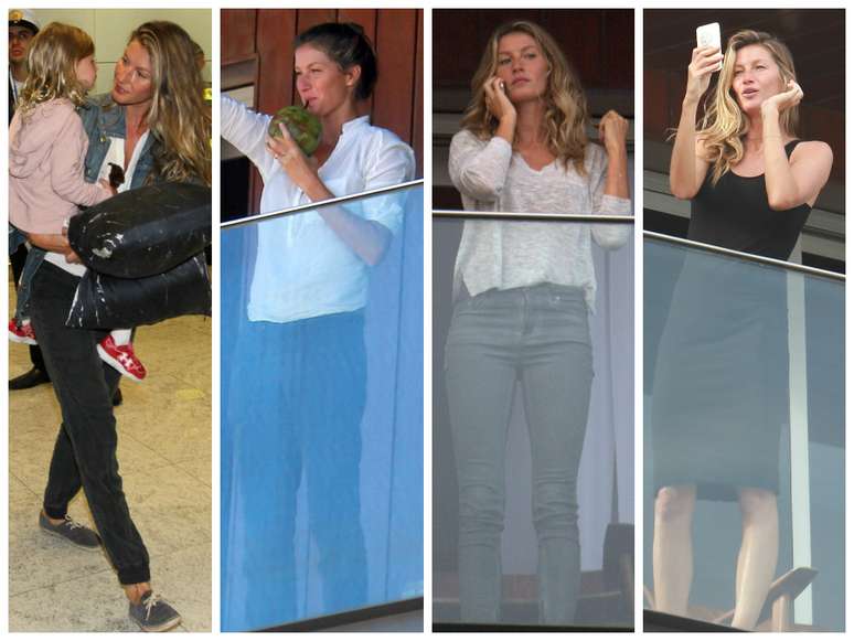 4 looks básicos de Gisele Bündchen