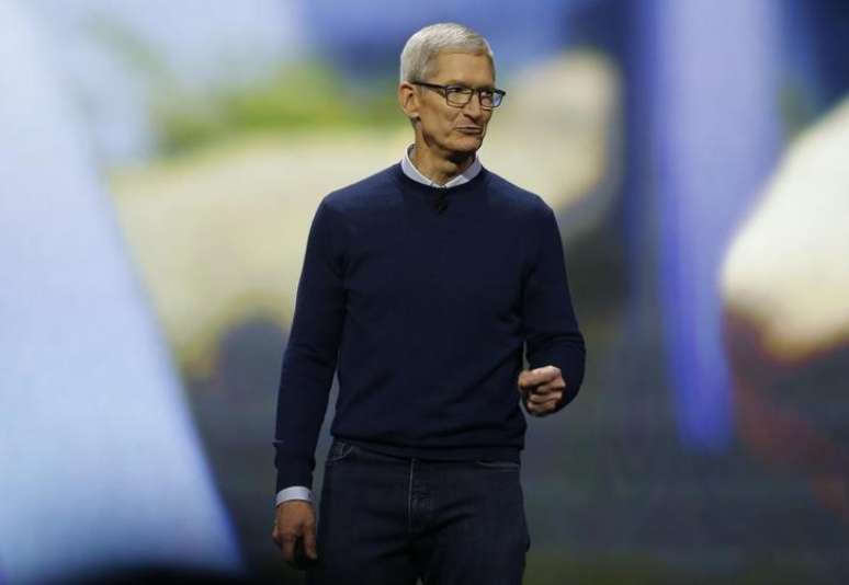 Presidente-executivo da Apple em conferência anual de desenvolvedores da empresa em San Jose, Estados Unidos
5/6/2017  REUTERS/Stephen Lam