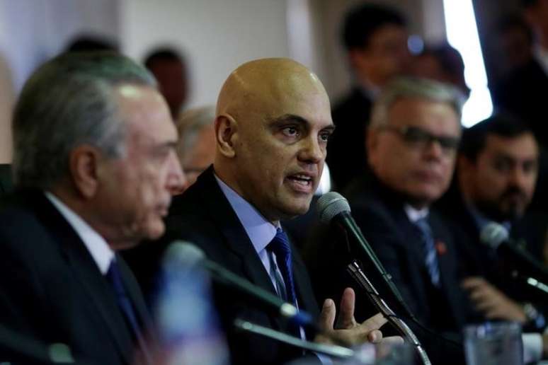 Alexandre de Moraes fala em evento com Temer quando era ministro da Justiça
 31/5/2016    REUTERS/Ueslei Marcelino