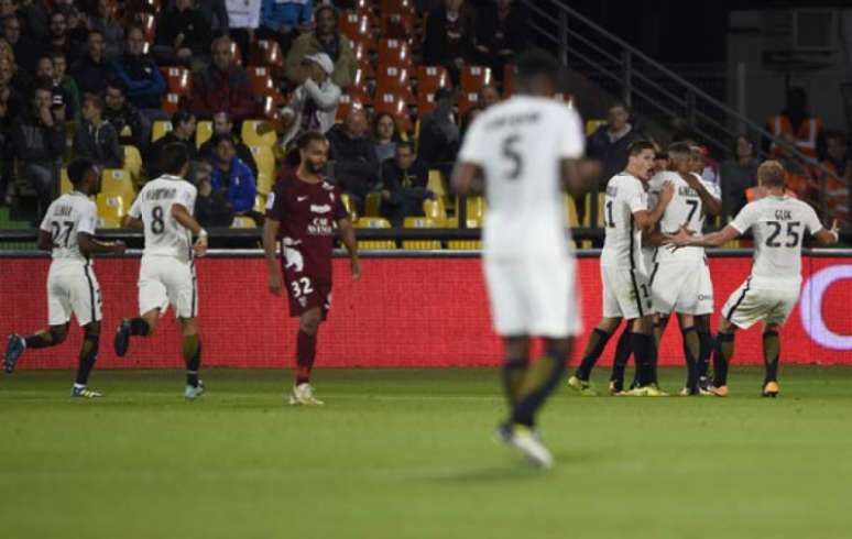 Falcao García chegou ao seu quinto gol no Campeonato Francês (Foto: Jean-Christophe Verhaegen / AFP)