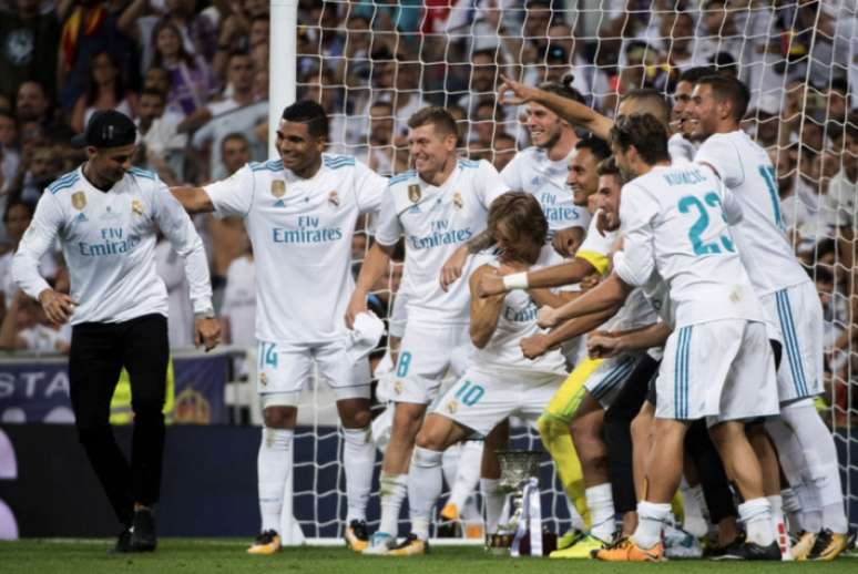 Real Madrid é o atual campeão espanhol (Foto: CURTO DE LA TORRE / AFP)