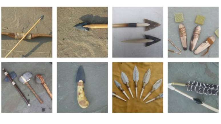 Bill Schindler e seus alunos criam réplicas de ferramentas da idade da pedra 
