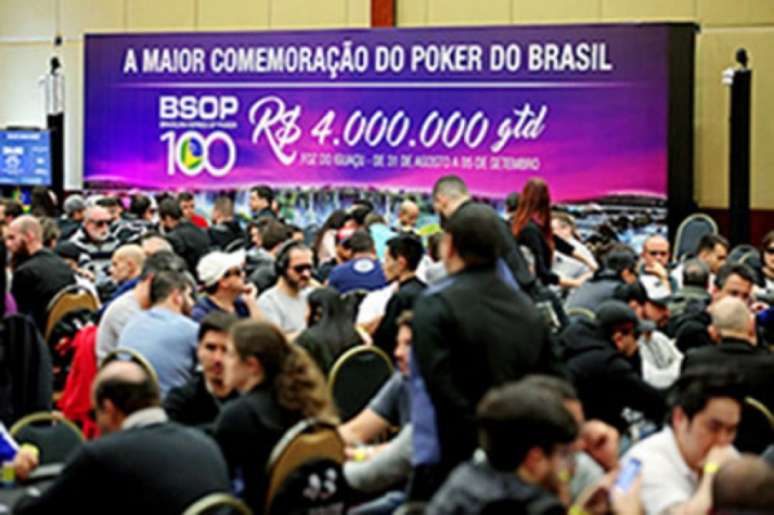 Etapa histórica do BSOP Foz será a centésima do BSOP e terá R$ 4 milhões garantidos em prêmios (Divulgação)