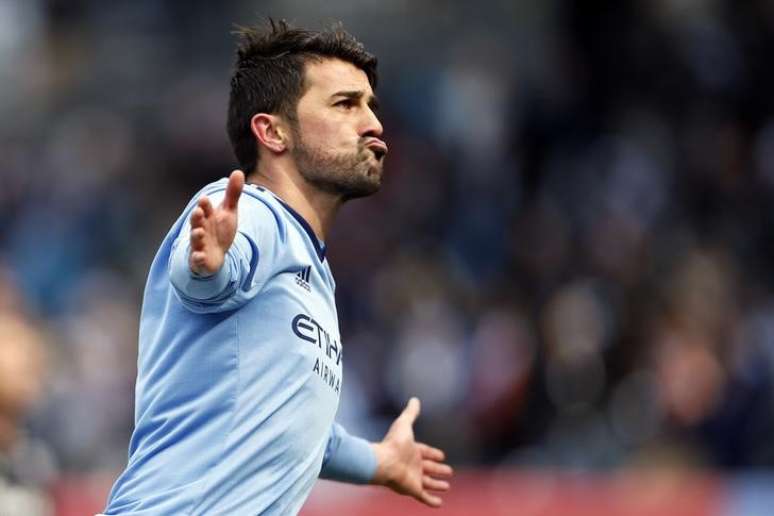 Atacante David Villa, do New York City FC 12/03/2017 Adam Hunger-USA TODAY Sports