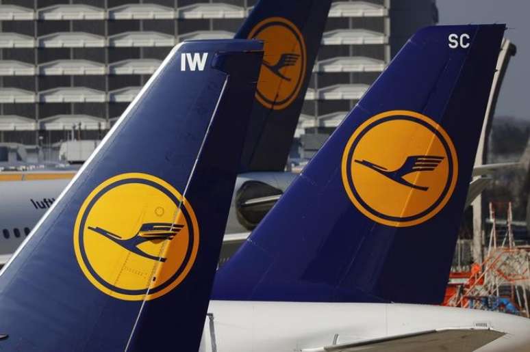 Aviões da Lufthansa no aeroporto de Frankfurt, na Alemanha
17/03/2016
REUTERS/Kai Pfaffenbach/File Photo