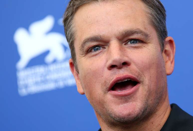 Matt Damon posa durante evento do filme "Downsizing" no Festival de Veneza
 30/8/2017    REUTERS/Alessandro Bianchi