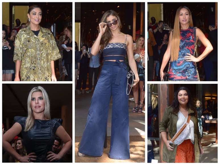 Grazi, Ju Paes, Sato: Veja 15 looks das famosas no SPFW