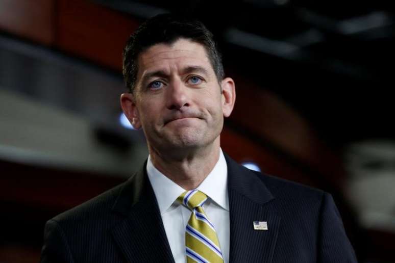 Presidente da Câmara dos Deputados dos EUA, Paul Ryan, discursa em Washington
27/07/2017 REUTERS/Yuri Gripas