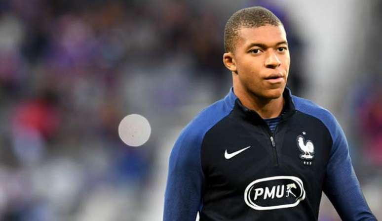 Mbappé marcou o seu primeiro gol com a camisa da França na última quinta-feira (Foto: Franck Fife / AFP)