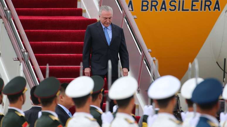 Michel Temer na China para reuni&atilde;o do Brics