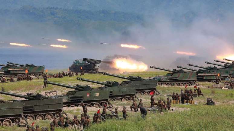 Arsenal convencional da Coreia do Norte também causa preocupação a inimigos 