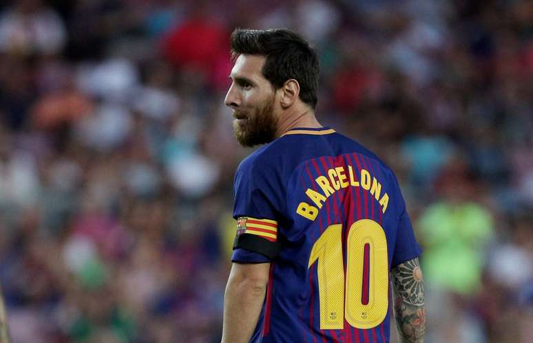 Jogador Lionel Messi, do Barcelona, na Espanha 20/08/2017 REUTERS/Sergio Perez 