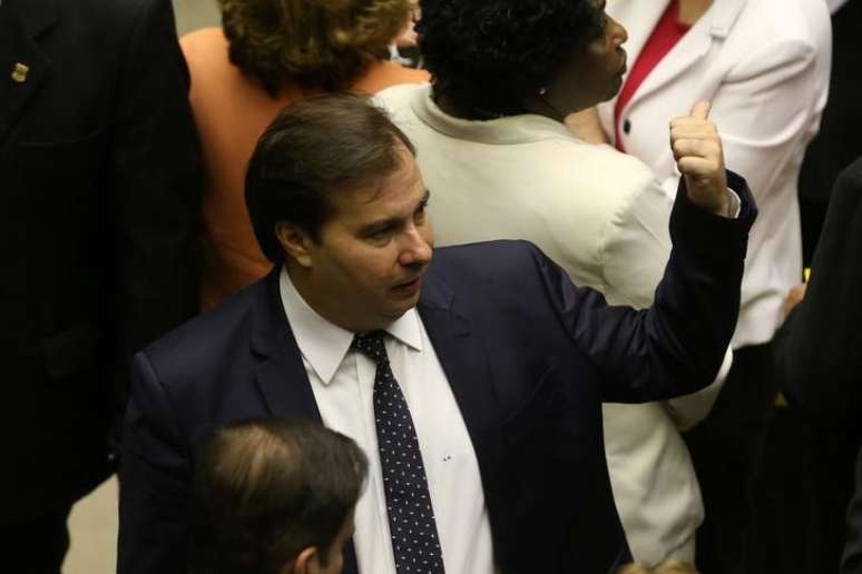 Presidente da Câmara dos Deputados, Rodrigo Maia, durante sessão da Casa, em Brasília
02/08/2017 REUTERS/Adriano Machado