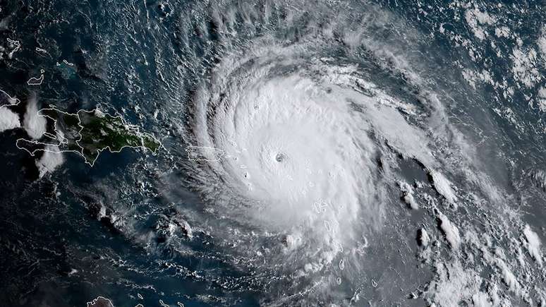 O furacão Irma