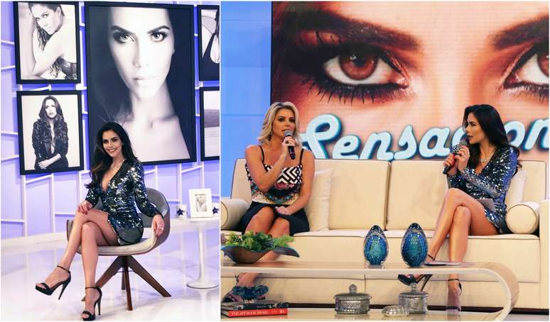 Daniela Albuquerque em espa&ccedil;o do novo cen&aacute;rio e durante conversa com Mari Alexandre