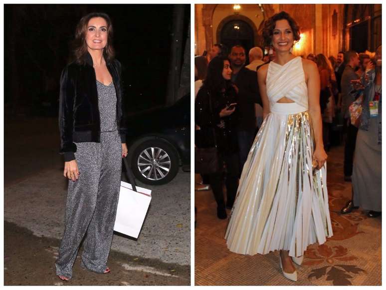 F&aacute;tima Bernardes e Camila Pitanga (Fotos: Dilson Silva/F&aacute;bio Moreno/AgNews)