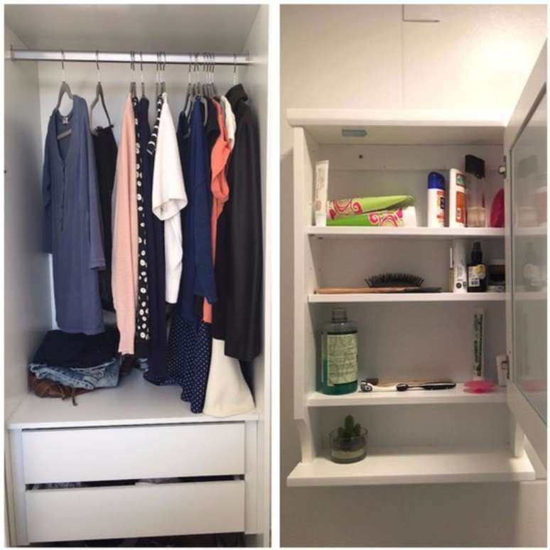 Guarda-roupa e arm&aacute;rio de Isabela