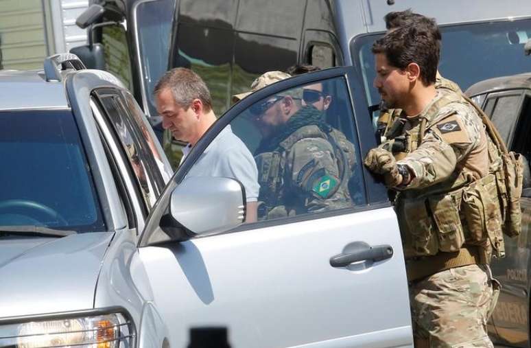 Joesley Batista deixa sede da PF em São Paulo
 11/9/2017    REUTERS/Leonardo Benassatto